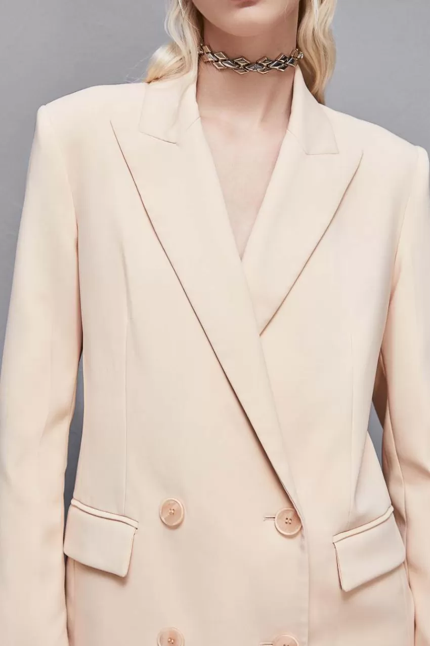 Patrizia Pepe Blazer<Blazer doppio petto in crepe Essential