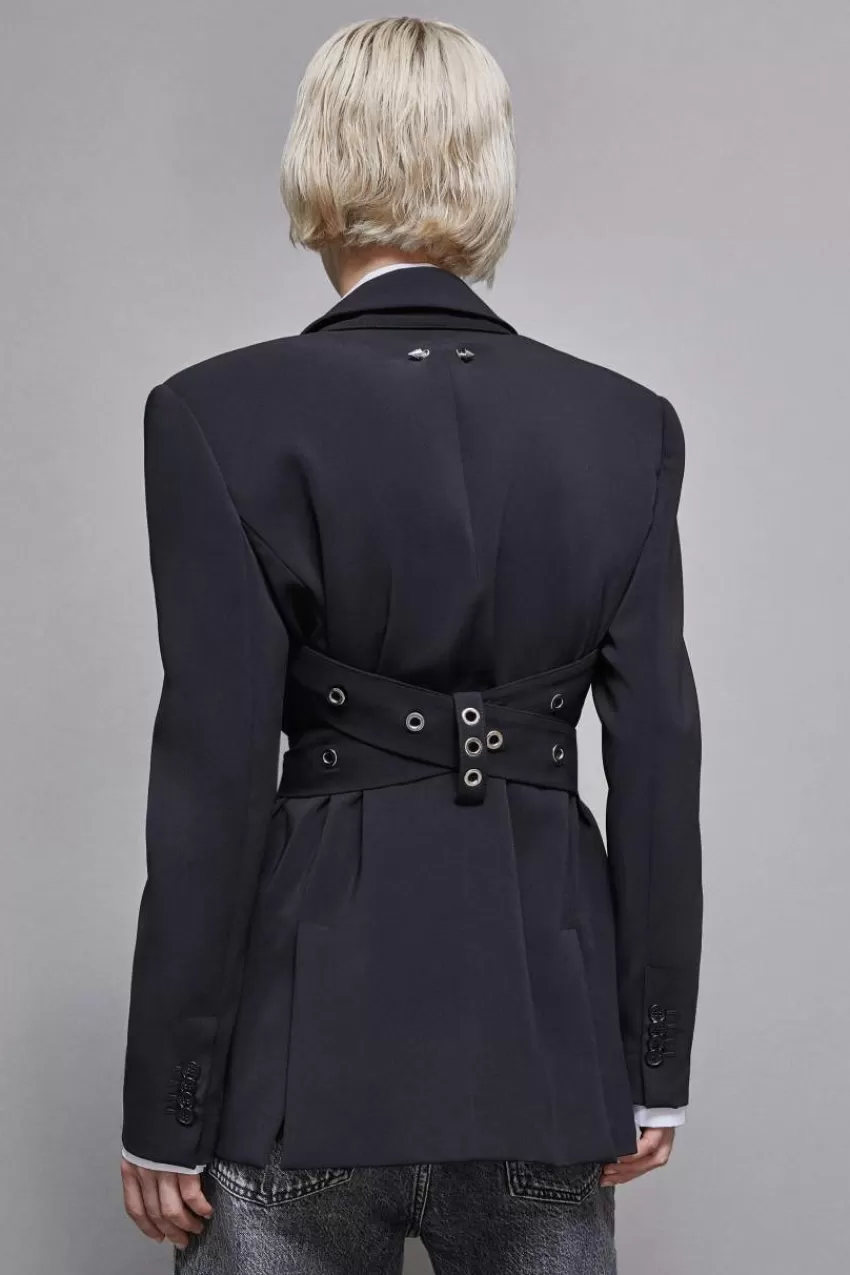 Patrizia Pepe Tailleur | Blazer<Blazer in crepe taglio maschile