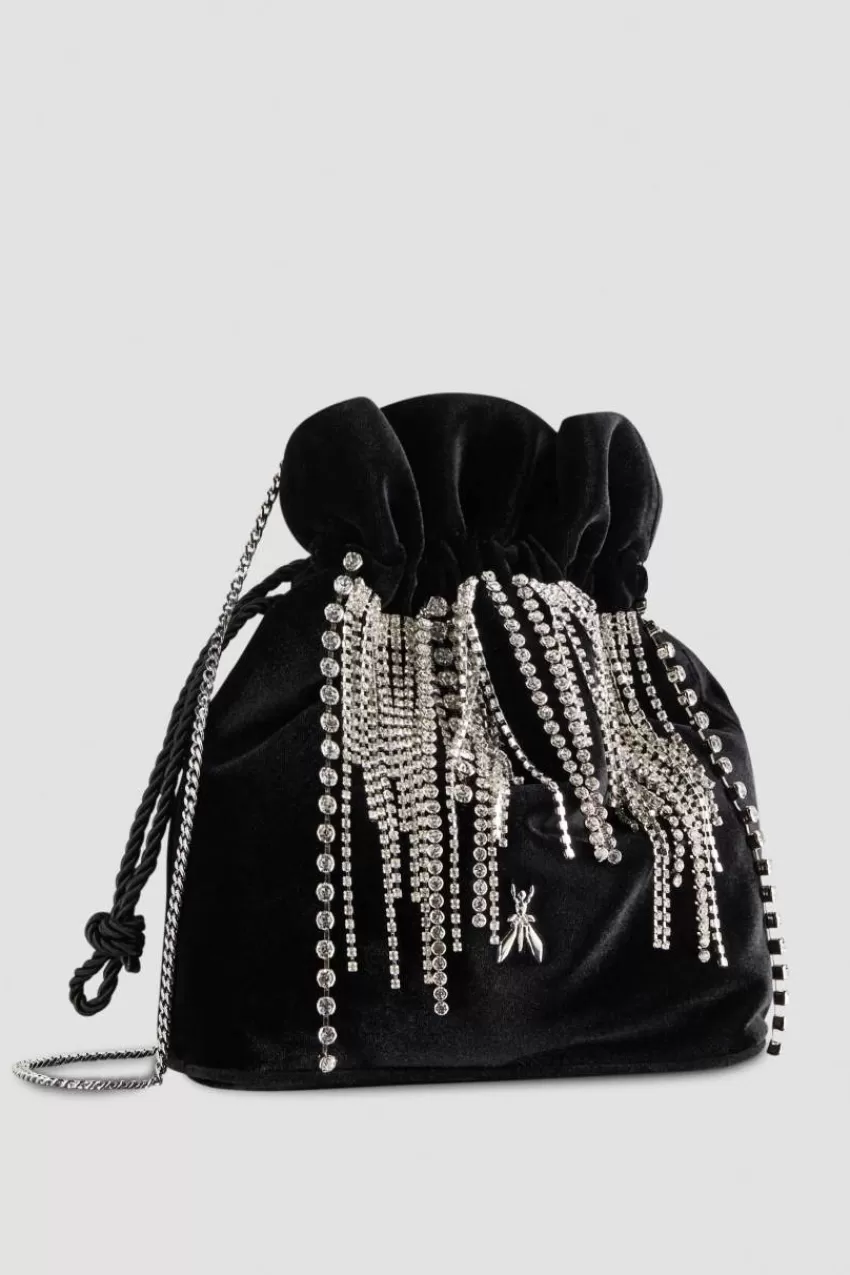 Patrizia Pepe A Mano<Borsa a sacchetto con strass