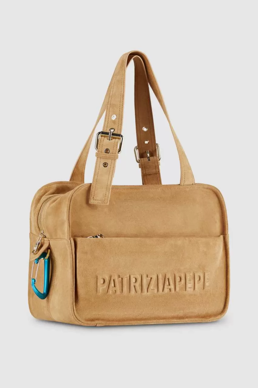 Patrizia Pepe (Im)Perfection Bag | Shopping<Borsa Shopping IMPERFECTION in suede