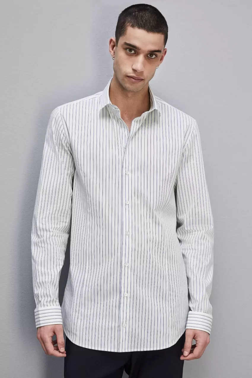 Uomo Patrizia Pepe T-Shirt E Camicie<Camicia in cotone con stampa fantasia