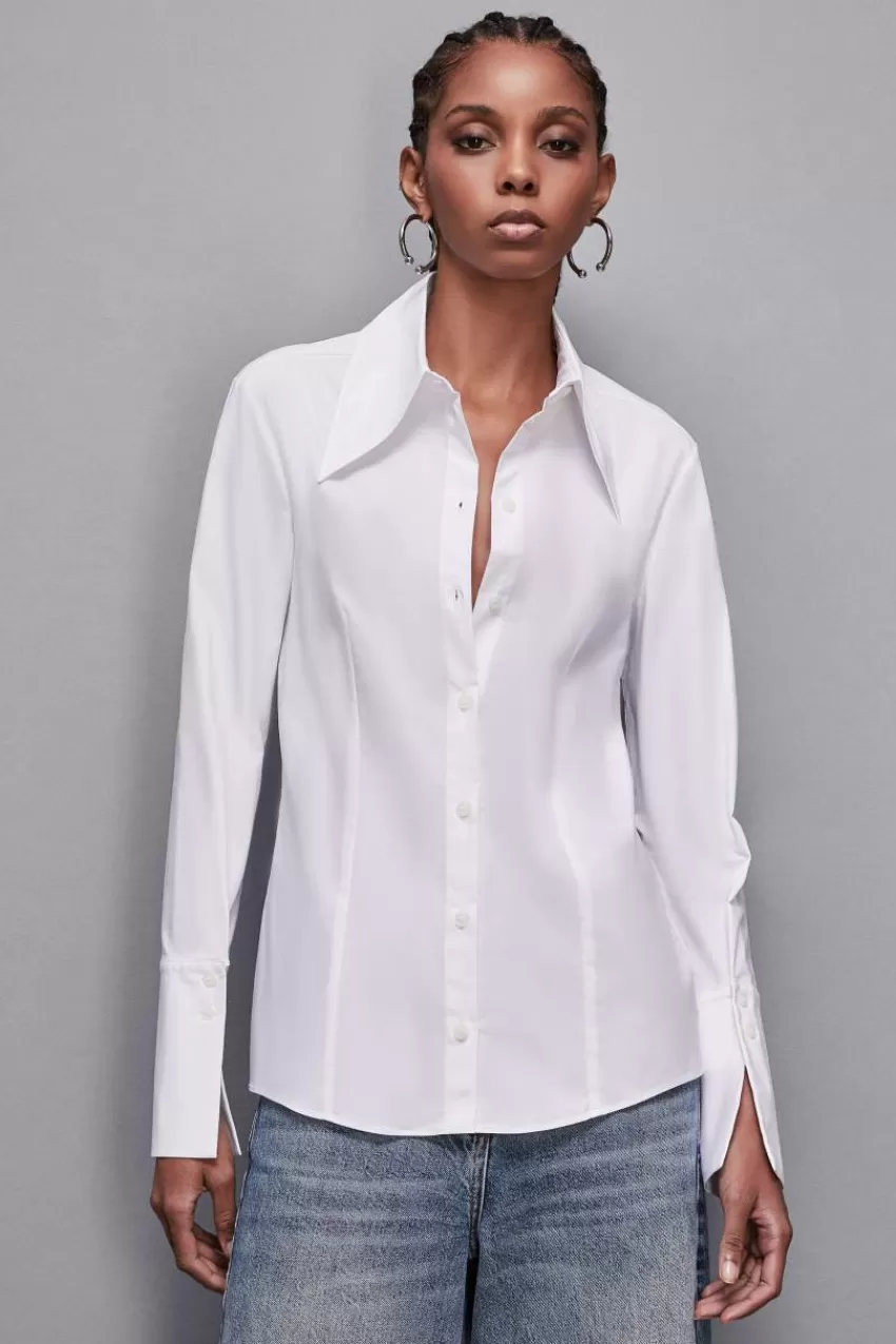 Patrizia Pepe Tailleur | Camicie<Camicia slim fit in cotone Essential