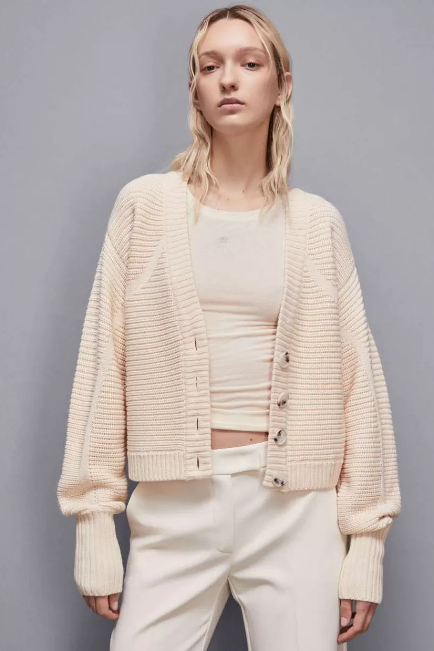 Patrizia Pepe Cardigan<Cardigan a coste in lana