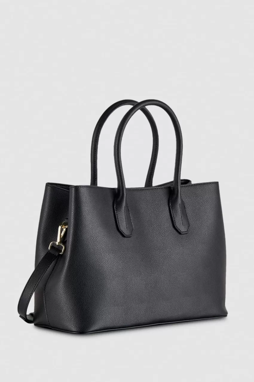 Patrizia Pepe Shopping | A Mano<Fly Borsa shopping in pelle con tracolla