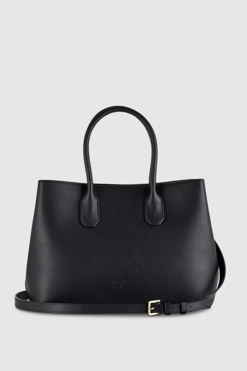 Patrizia Pepe Shopping | A Mano<Fly Borsa shopping in pelle con tracolla