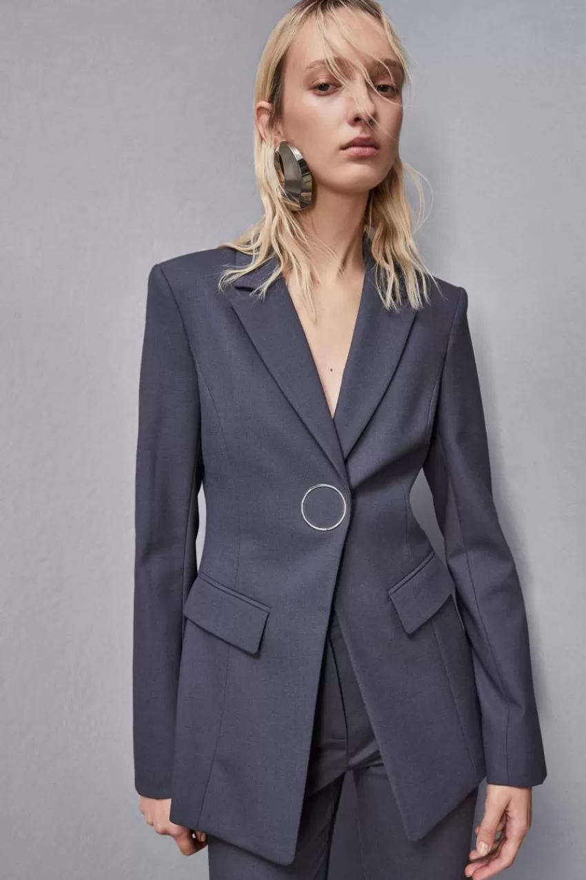 Patrizia Pepe Tailleur | Blazer<Giacca in gabardina di lana stretch