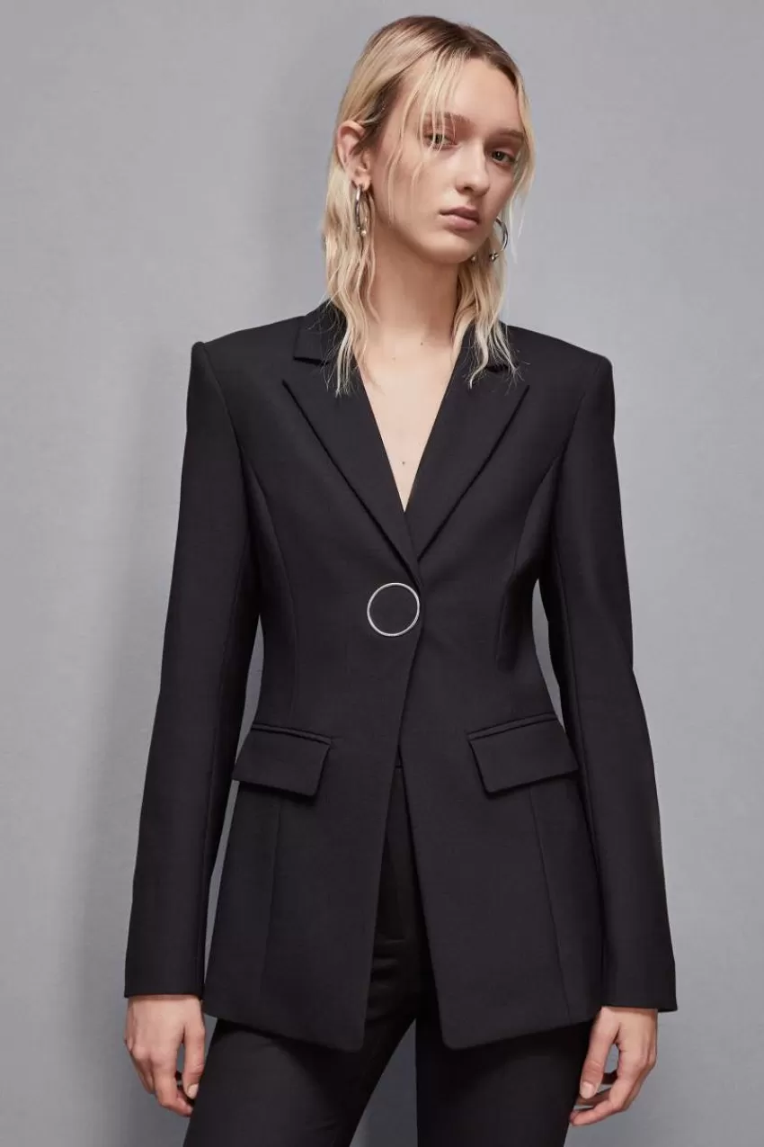 Patrizia Pepe Tailleur | Blazer<Giacca in gabardina di lana stretch