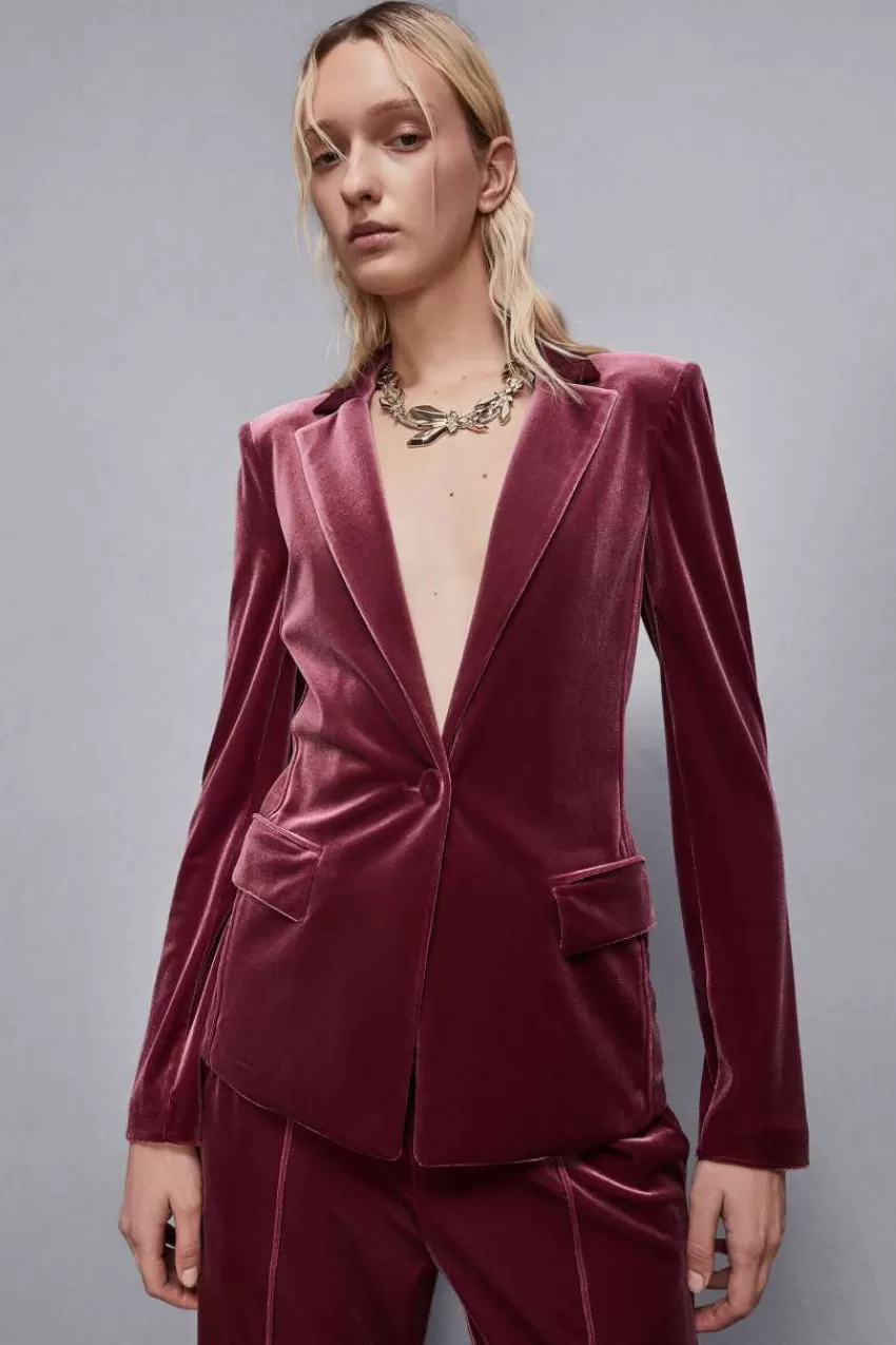 Patrizia Pepe Tailleur | Blazer<Giacca in velluto "Essential"