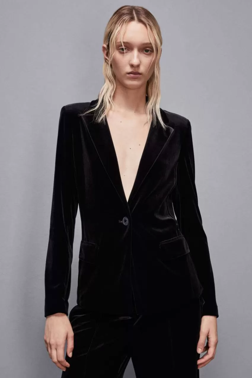 Patrizia Pepe Tailleur | Blazer<Giacca in velluto "Essential"