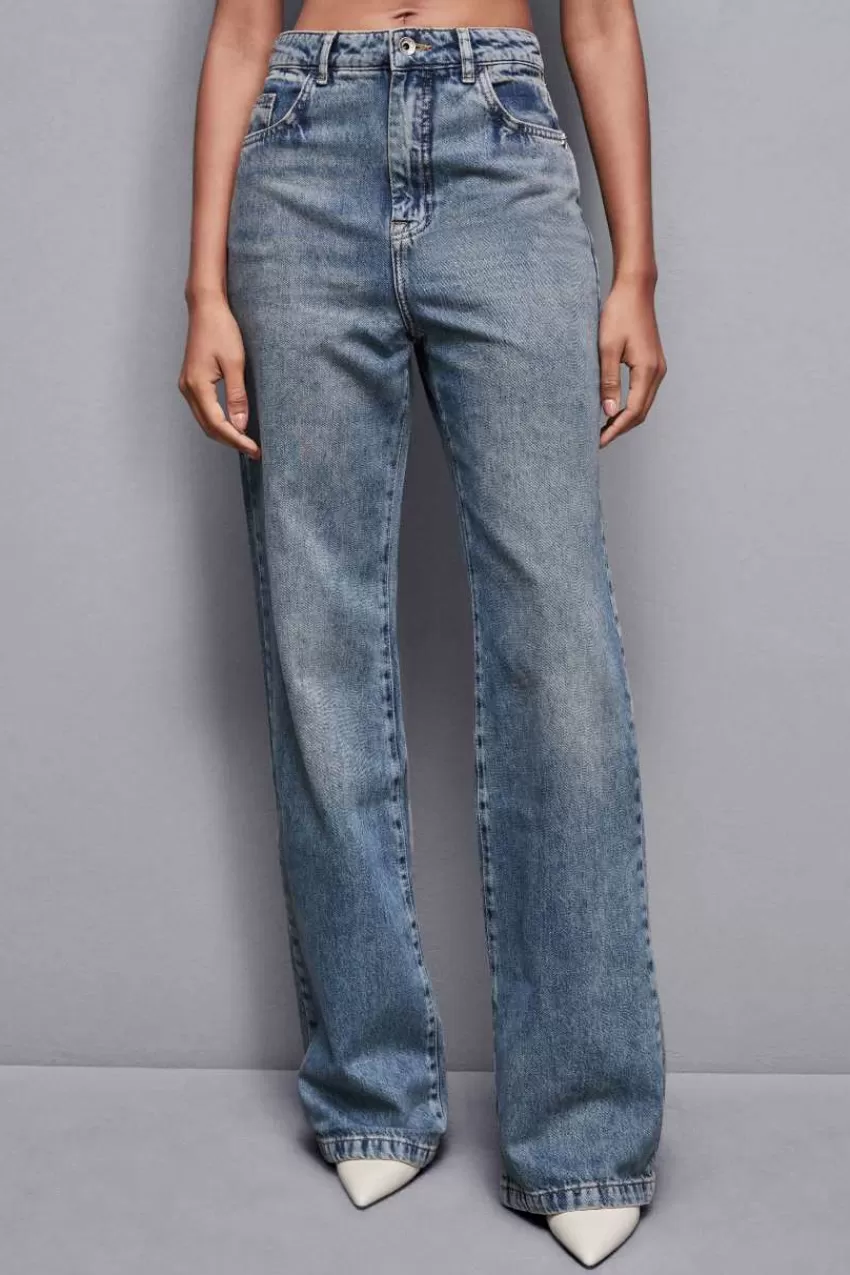 Patrizia Pepe Jeans<Jeans a vita alta straight fit