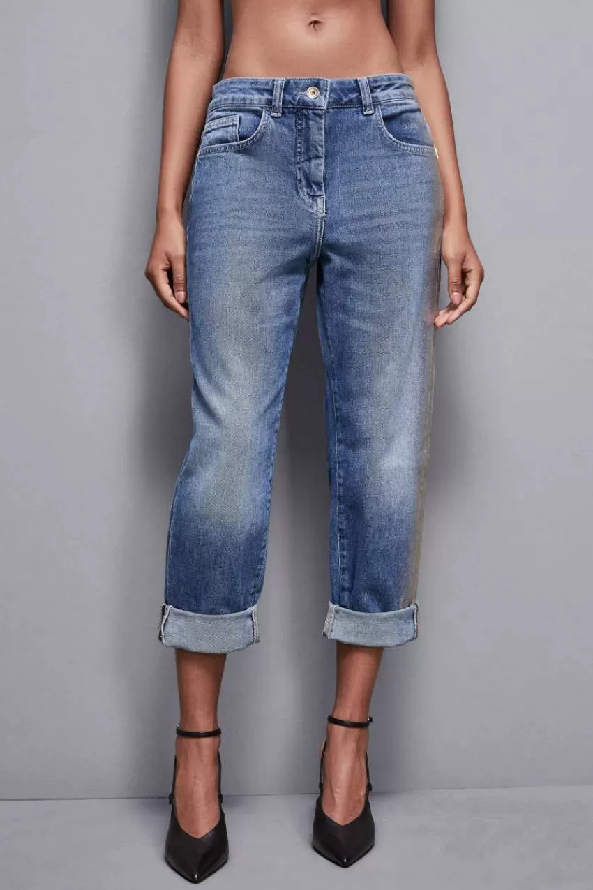 Patrizia Pepe Jeans<Jeans boyfriend a vita bassa