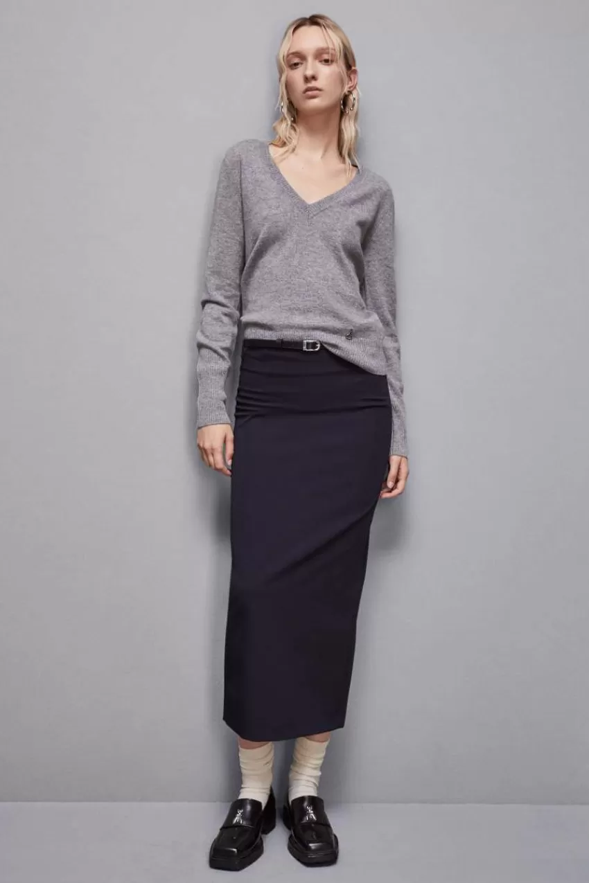 Patrizia Pepe Maglie<Maglia con scollo a "V" in Cashmere