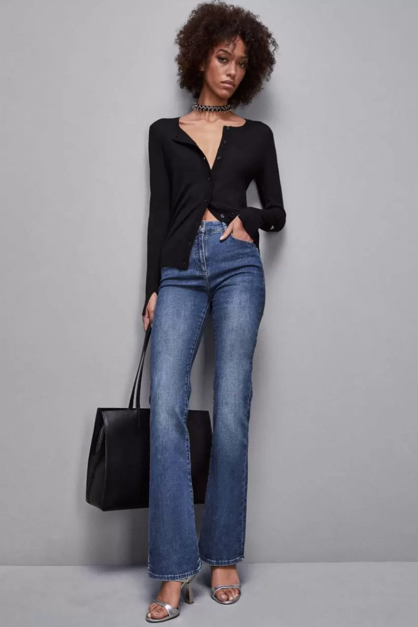 Patrizia Pepe Jeans<Pantalone slim in denim blu