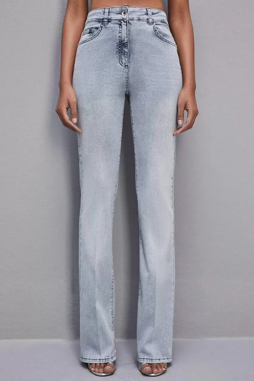 Patrizia Pepe Jeans<Pantalone slim in denim blu