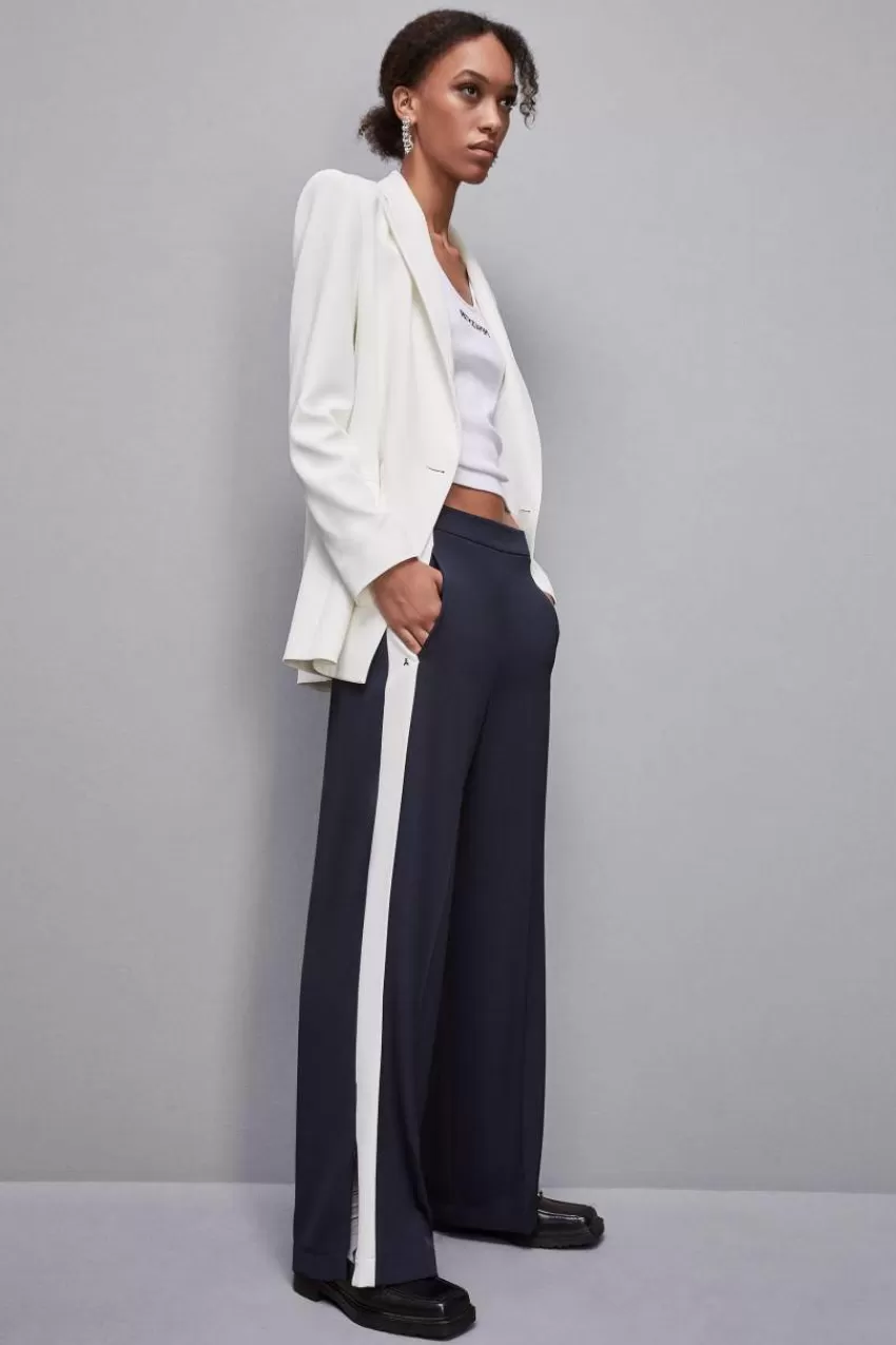 Patrizia Pepe Palazzo<Pantalone vita bassa con banda colorata
