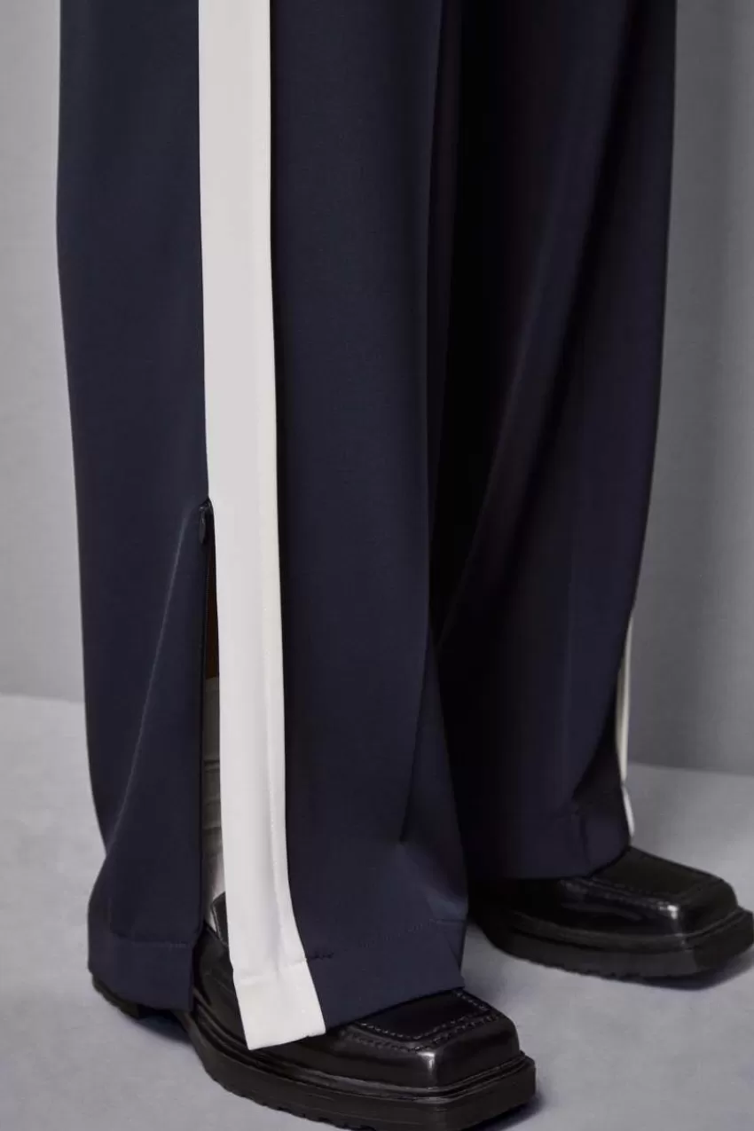 Patrizia Pepe Palazzo<Pantalone vita bassa con banda colorata
