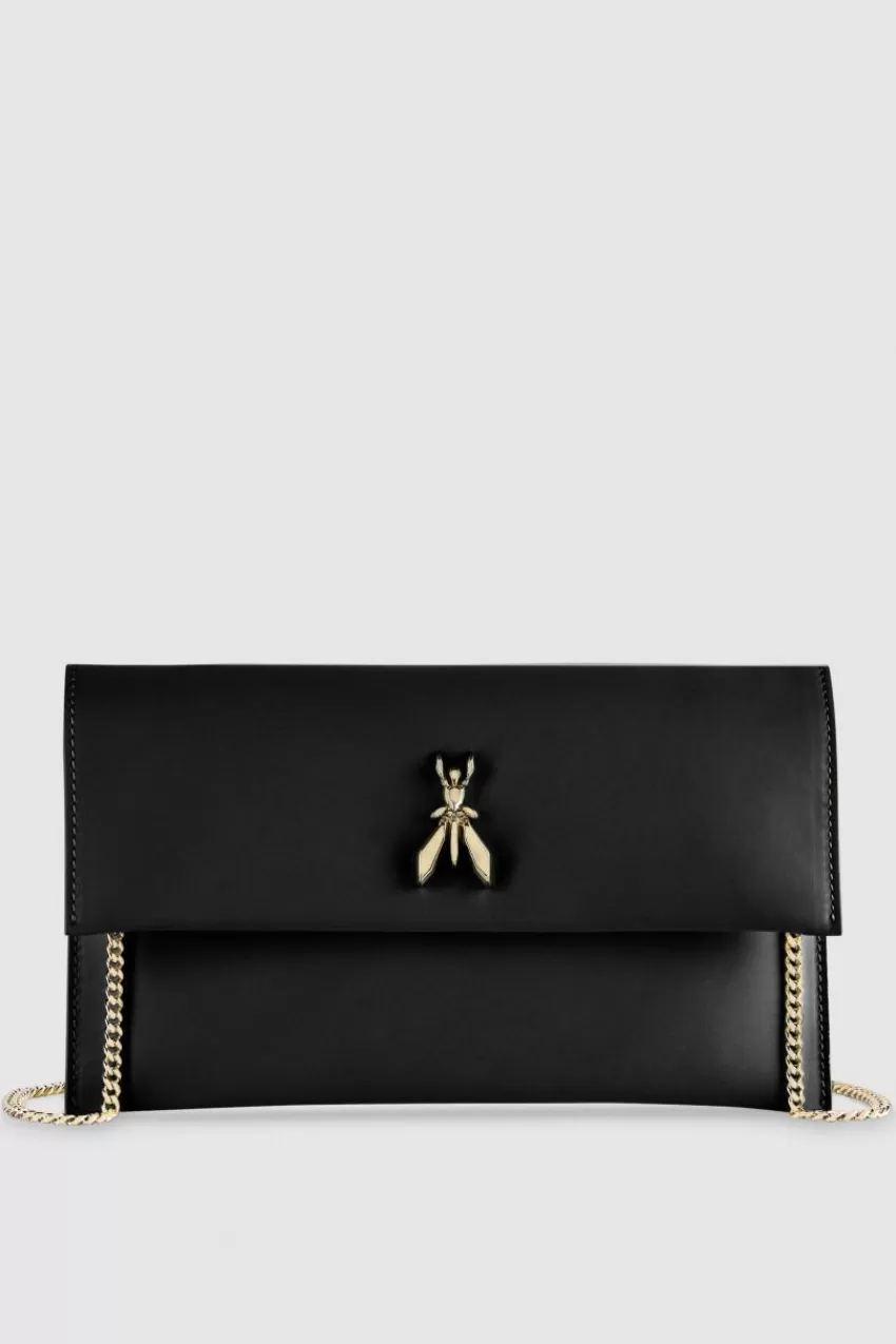 Patrizia Pepe Pochette<Pochette Fly in pelle con catena