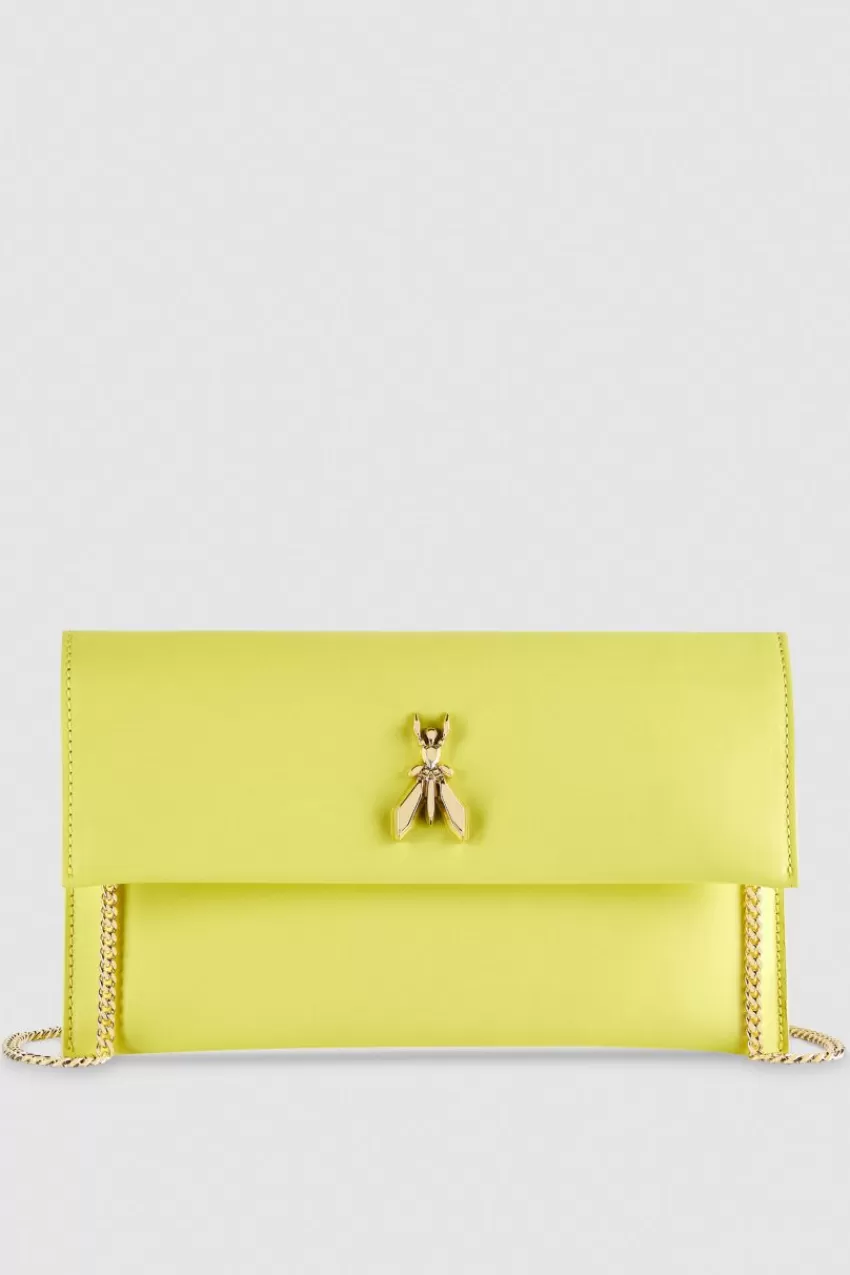 Patrizia Pepe Pochette<Pochette Fly in pelle con catena