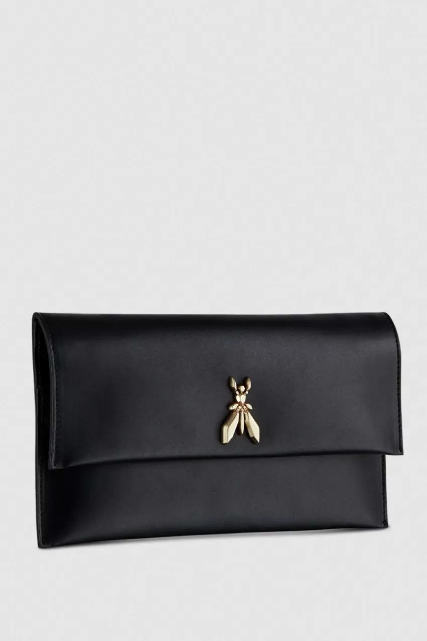 Patrizia Pepe Pochette<Pochette Fly in pelle con catena