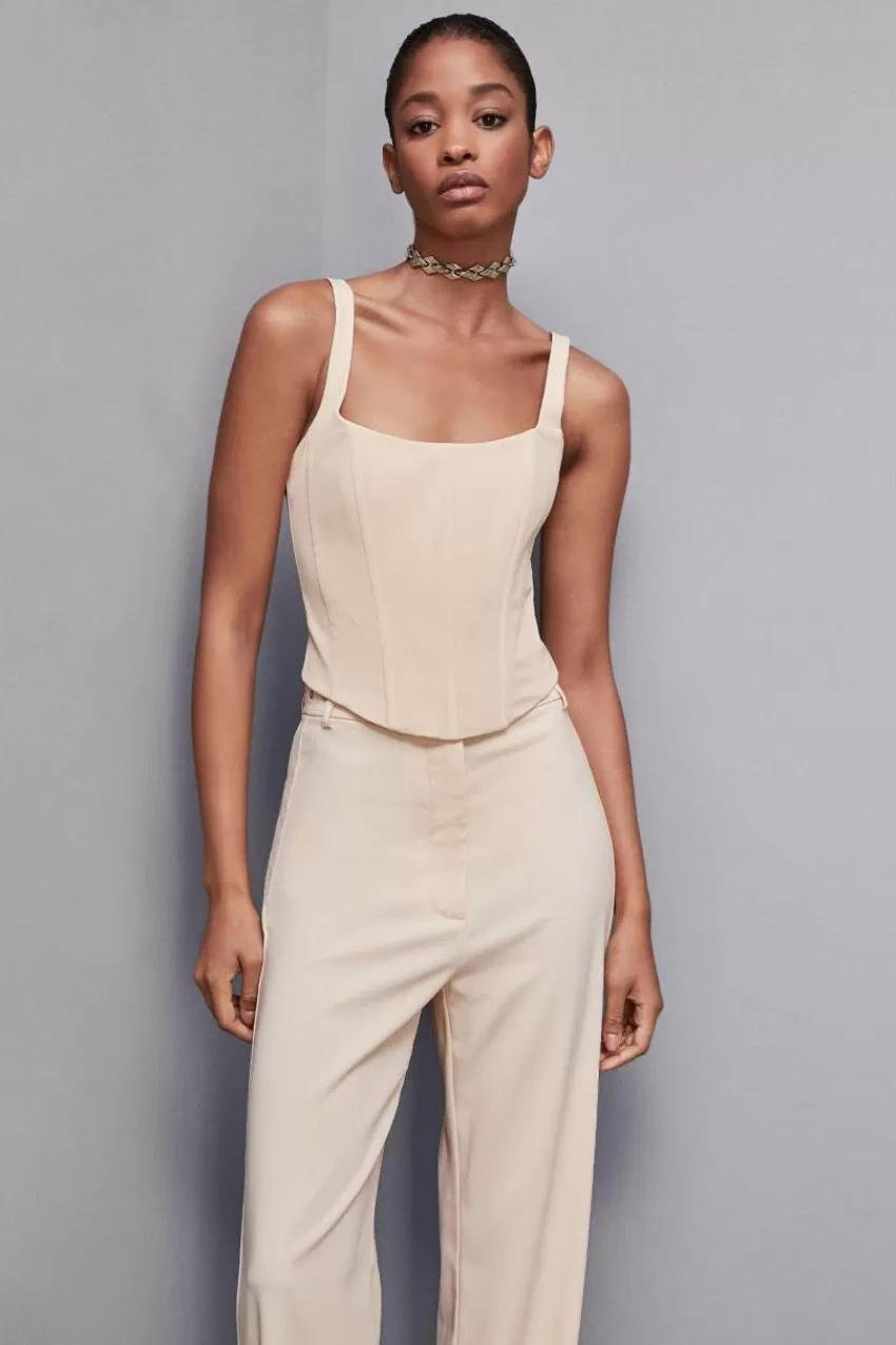 Patrizia Pepe Tops<Top bustier in tessuto stretch