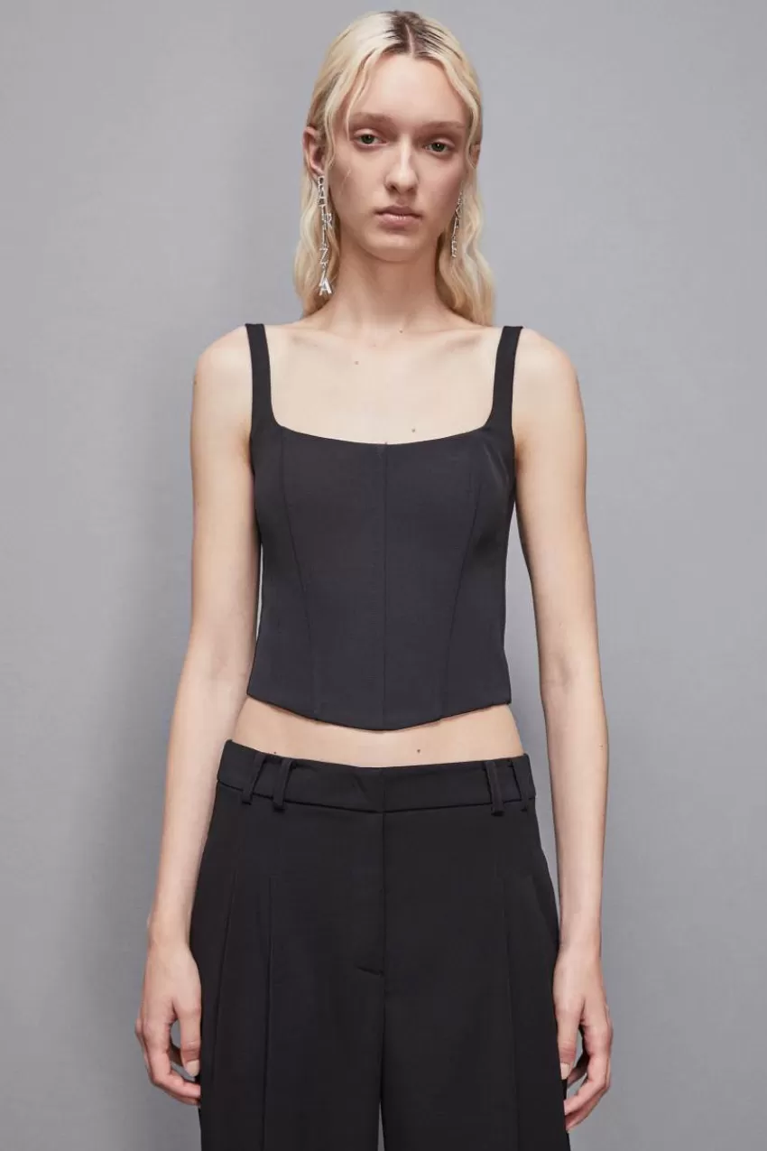 Patrizia Pepe Tops<Top bustier in tessuto stretch