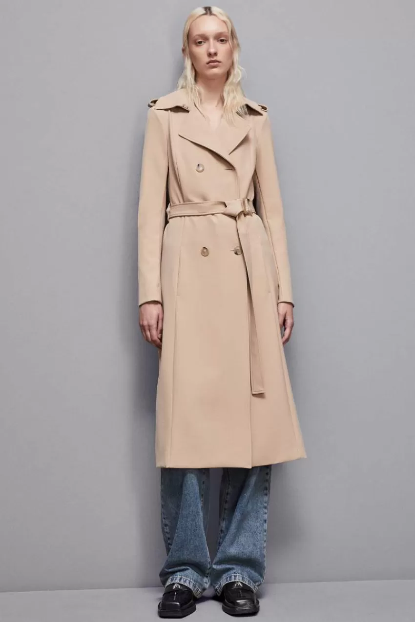 Patrizia Pepe Trench<Trench con fibbia in nylon bielastico