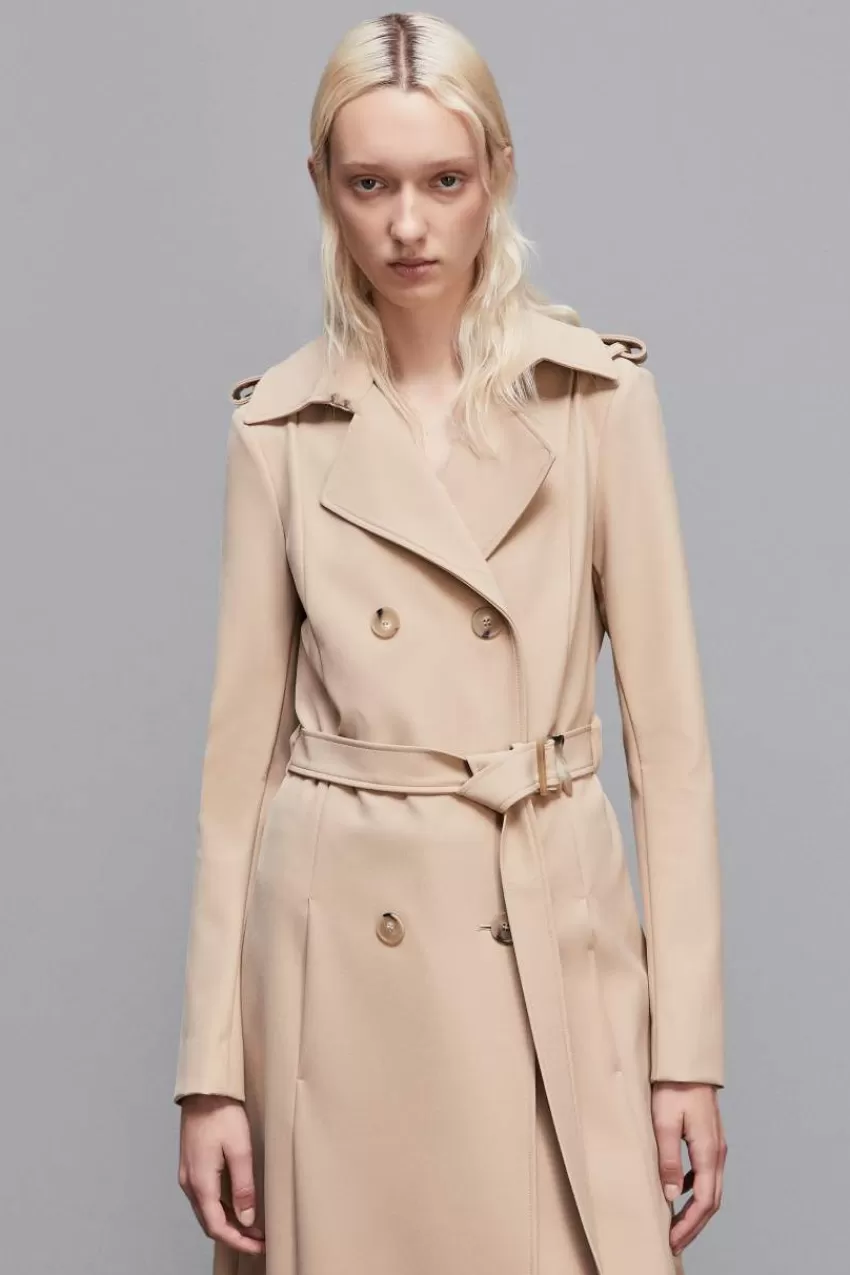 Patrizia Pepe Trench<Trench con fibbia in nylon bielastico