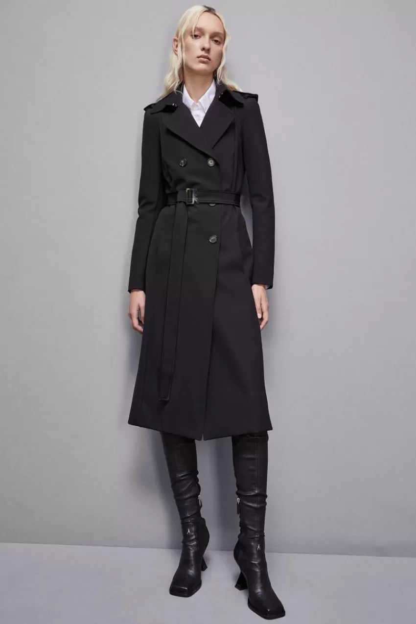 Patrizia Pepe Trench<Trench con fibbia in nylon bielastico